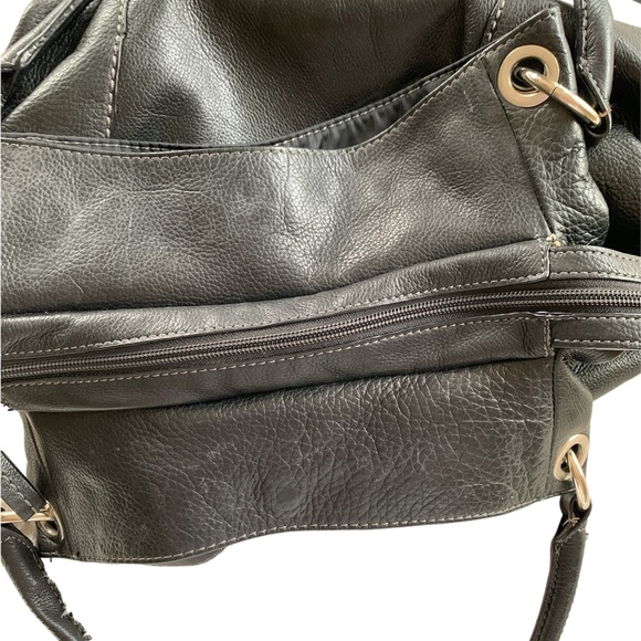 Giani Bernini Bags Giani Bernini Black Leather Hobo Purse With